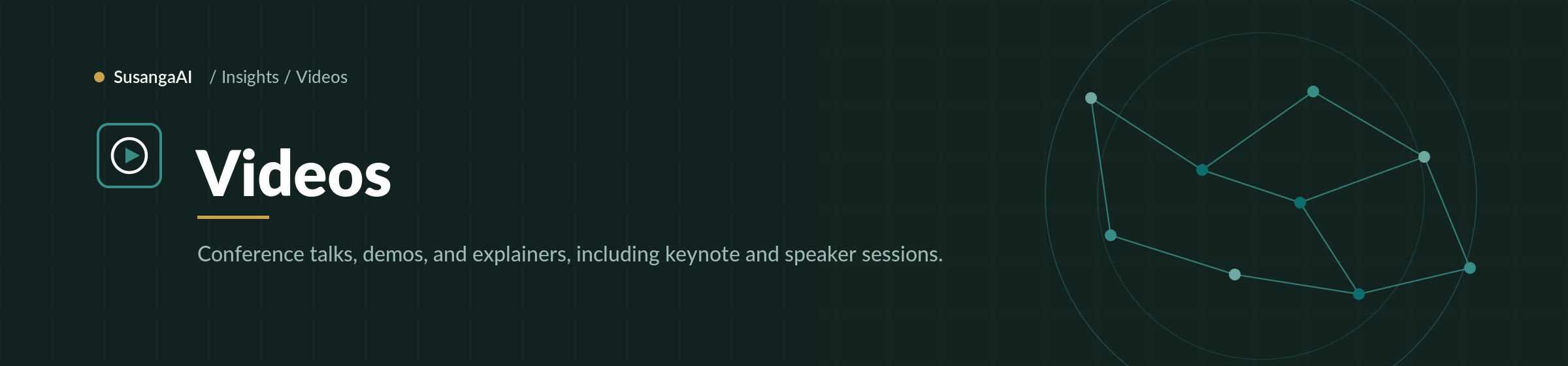 Videos, talks, demos and keynotes